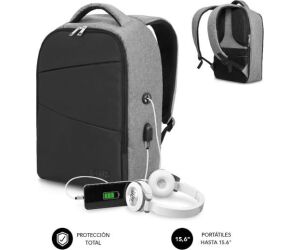 Mochila Secure V2 Ap Antirobo 16'' Gris Subblim