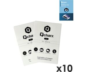Laminas de proteccion frontales qcharx hidrogel mate anti huellas para qx1 10 unidades