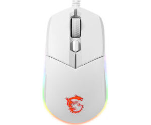 MSI CLUTCH GM11 WHITE ratÃ³n Ambidextro USB tipo A Ã“ptico 5000 DPI