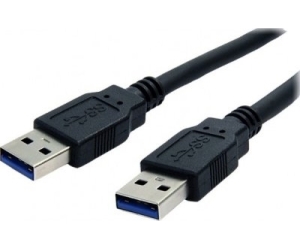 Cable USB 3.0 Nanocable 10.01.1002-BK/ USB Macho - USB Macho/ 2m/ Negro