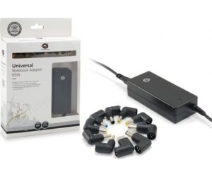 Cargador universal de portatil conceptronic 65w automatico 18v a 20v 10 conectores