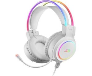 Auriculares Gaming con Micrófono Mars Gaming MHRGB/ Jack 3.5/ Blancos