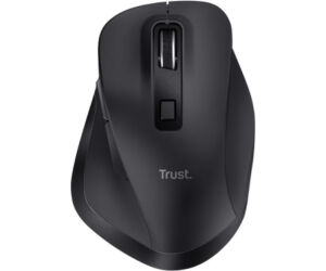 Ratón Ergonómico Inalámbrico Trust Fyda Multidispositivo/ Batería recargable/ Hasta 2400 DPI