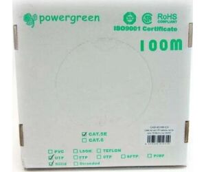 BOBINA DE CABLE PEPEGREEN CAT5e 100M RIGIDO EXTER