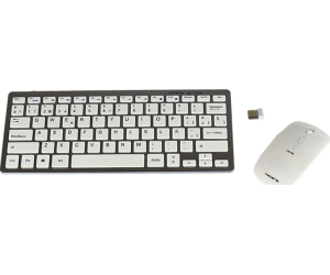 Tacens Levis Teclado+Ratón Inalámbrico Blanco Ultr
