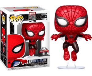 Funko pop marvel spiderman 80 aniversario spiderman efecto metalico edicion especial exclusivo 47604