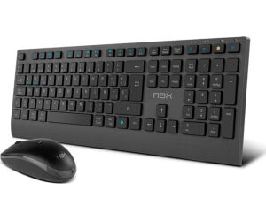 Combo Teclado-raton Nox Lite Duo Inalambrico Es Negro