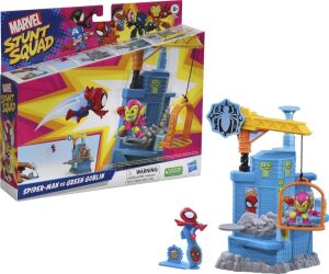 Set de juego hasbro marvel stunt squad crane smash