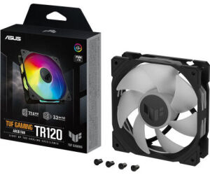 ASUS TUF Gaming TR120 ARGB Fan - Single Pack Carcasa del ordenador Ventilador 12 cm Negro