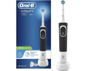 Cepillo dental electrico braun oral b vitality 100 crossaction negro