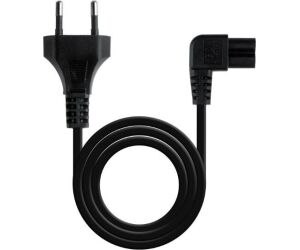 Nanocable Cable Alim. forma 8 Acodado CEE7/C7 1.8m