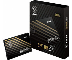 MSI SPATIUM S270 SATA 2.5 240GB unidad de estado sÃ³lido 2.5" Serial ATA III 3D NAND
