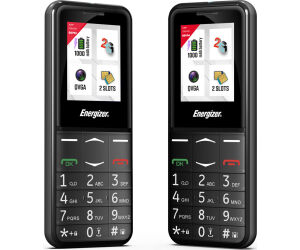 Telefono movil energizer e4 - 2g - 1.77 pulgadas - boton sos - ds black - negro