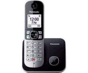 Telfono Inalmbrico Panasonic KX-TG6851/ Negro
