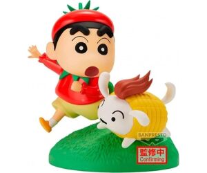 Figura banpresto crayon shinchan vignette vegetable costume 10cm