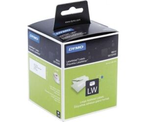 Etiquetas Adhesivas en Rollo Dymo 99012/ 89 x 36mm/ 260 x 2 uds