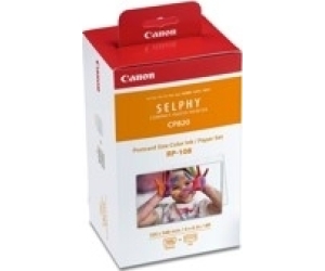Cartucho de Tinta Original Canon RP-108 Multipack/ Tricolor + Papel Fotográfico