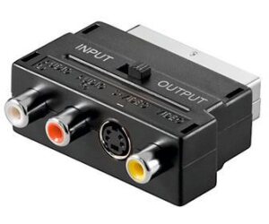 Adaptador Euroconector Scart a RCA Hembra