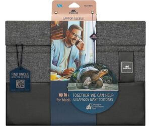 Funda rivacase lantau 8803 para macbook pro 13.3 pulgadas negra