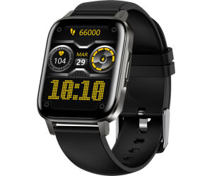 Reloj smartwatch leotec multisport crystal ip68 negro 1.69 pulgadas