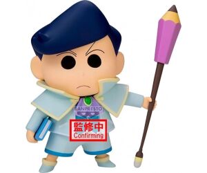 Figura banpresto crayon shinchan the movie super hot! the spicy kasukabe dancers kasukabe boueitai kazama - kun 11cm