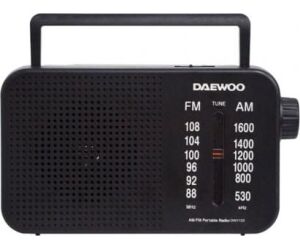 Radio Portátil Daewoo DW1123/ Negra