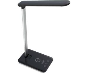 LÁmpara Led+base Carga Qi Cool Fold Negro