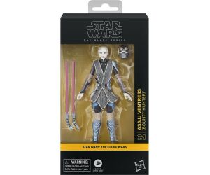 Figura hasbro star wars the black series the clone wars asajj ventress (bounty hunter)