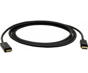 Kramer Electronics C-DPM/HM/UHD-6 adaptador de cable de vídeo 1,8 m DisplayPort HDMI Negro