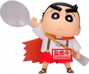 Figura banpresto crayon shinchan the movie super hot! the spicy kasukabe dancers kasukabe boueitai vol.1 ver.a 11cm