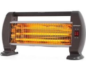 Estufa de Cuarzo Orbegozo BP 0206/ 3 niveles de potencia/ 1200W