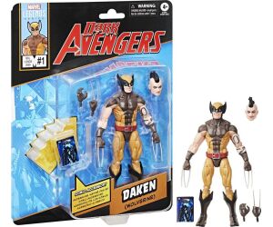 Figura hasbro marvel legends dark avengers mini comics daken (wolverine)