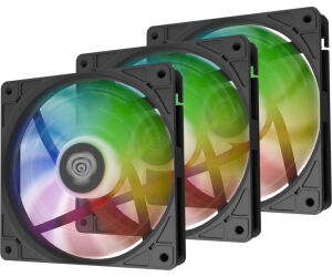 Ventilador caja gaming genesis oxal 120 argb negro 3 x 120mm