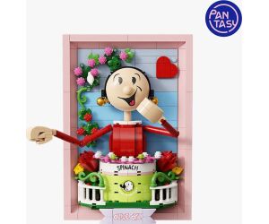 Retrato 3d popeye set de construccion olivia 21 cm