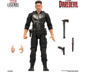Figura hasbro marvel legends series daredevil born again punisher