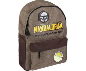 Mochila casual cerdá star wars the mandalorian wherever i go he goes