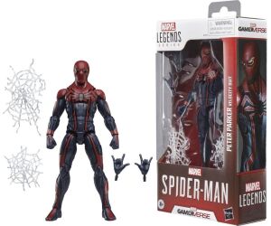 Figura hasbro marvel legends series gamerverse spider - man peter parker velocity suit