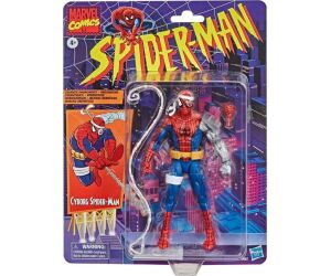 Figura hasbro spiderman marvel legends vintage cyborg spiderman