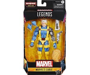 Figura hasbro marvel legends series cable yellow blue