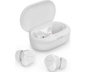 Auriculares Bluetooth Philips TAT1209 con estuche de carga/ Autonomía 6h/ Blancos