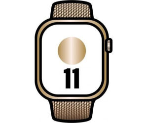 Apple Watch Series 11/ GPS/ Cellular/ 42mm/ Titanio Dorado/ Correa Dorada Milanese Loop