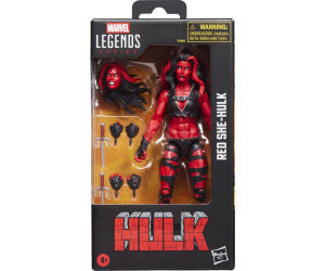 Figura hasbro marvel legends series hulk red she - hulk