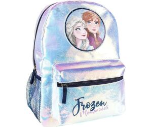 Mochila casual iridiscente cerdá disney frozen 2 anna & elsa azul 36 cm