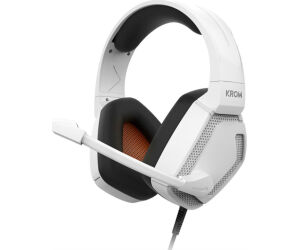 Auriculares Gaming con Micrófono Krom Kopa Pro/ Jack 3.5/ Blancos
