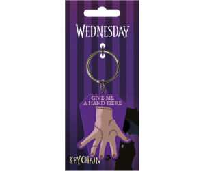 Llavero Goma Choca La Mano Wednesday Pyramid International Redstring Rk39476c