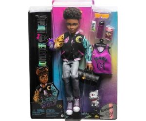 Muñeco mattel monster high clawd wolf con mascota