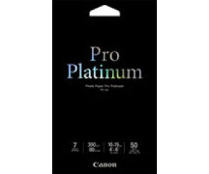 Papel fotografico canon pro platinum pt - 101 10x15cm 50 hojas