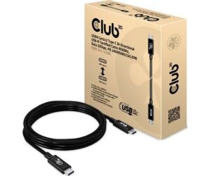 Cable Club3d Certificado Usb4 80g Gen3.2 Tipo-c 2m