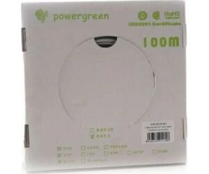 Bobina De Cable Pepegreen Cat6 100m Rigido