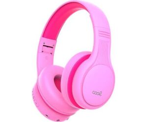 Auriculares Cascos Stereo Infantiles Coolkids Pink